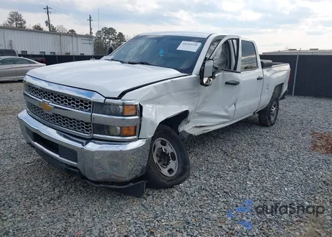 2019 Chevrolet Silverado 2500Hd Wt from USA, damaged, VIN 1GC1CREG1KF131590